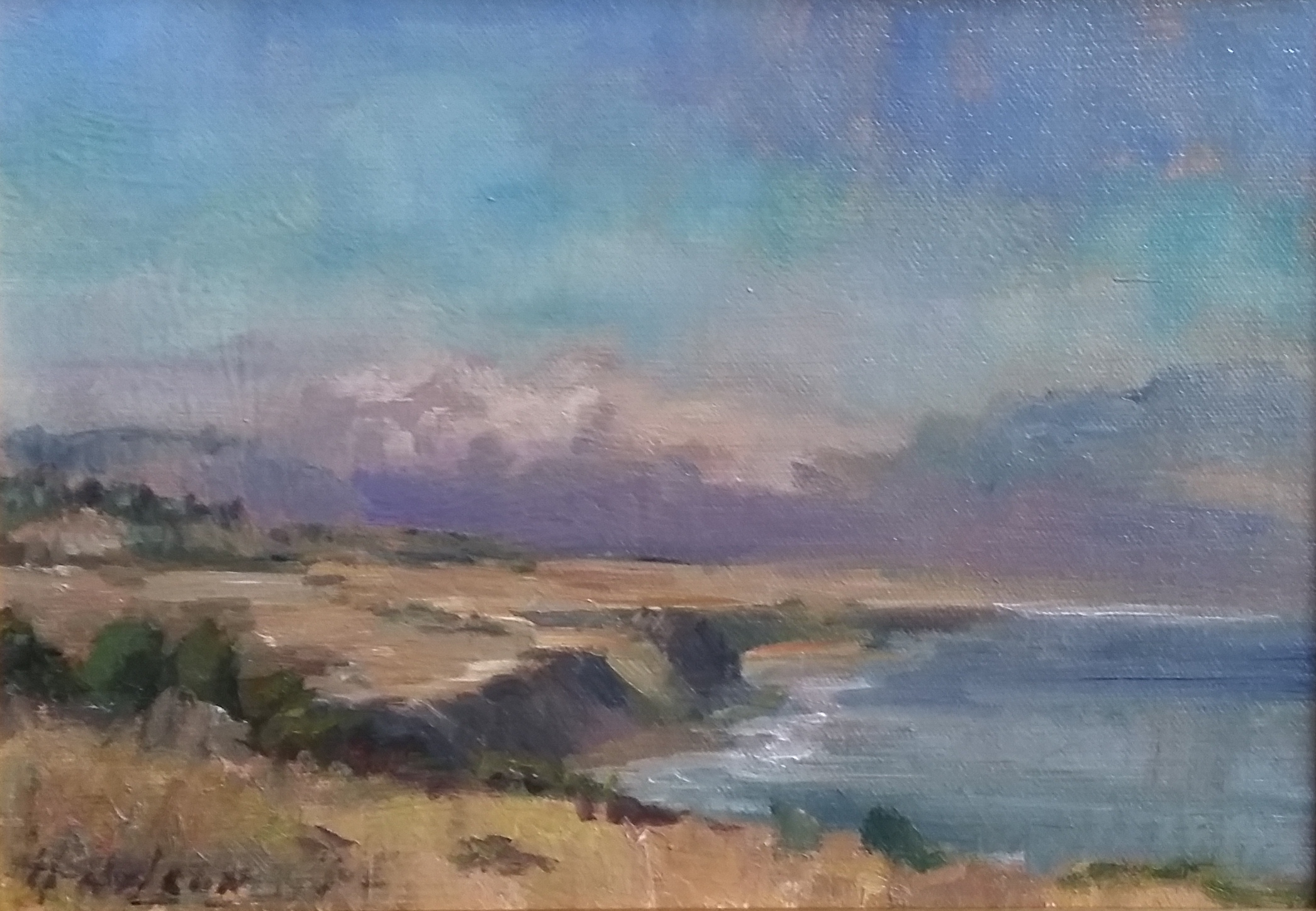 ACADEMY OF ART CANADA Painting Overview: AAC Faculty Plein Air Oil Study - California Coast by Harvey Nelson